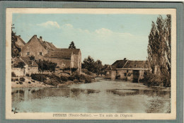Delcampe - CPA (70) PESMES - Aspect D'un Coin Du Bourg Et De L'Ognon En 1936 - Carte Colorisée - Pesmes