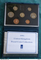 1991 The Royal Mint Vereinigtes Königreich UK 8 Münzen Proof Set   #p2 - Mint Sets & Proof Sets