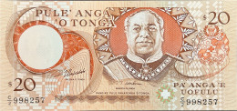 Tonga 20 Pa'anga, P-35b (1995) - UNC - High Serial Number - Tonga