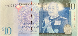 Tonga 10 Pa'anga, P-40a (2008) - UNC - Tonga