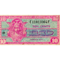 ÉTATS-UNIS - PICK M 30 - 10 CENTS - SERIE 521 - ND 1954 - TB+ - Non Classificati