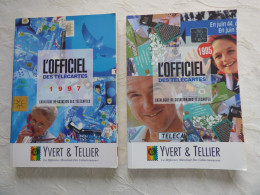 2 L'Officiel Des Télécartes 1995 Et 1997 Yvert Et Tellier - Libros & Cds