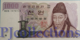 SOUTH KOREA 1000 WON 1983 PICK 47 UNC GOOD SERIAL NUMBER "1979719" - Corea Del Sud