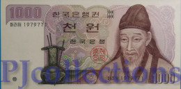 SOUTH KOREA 1000 WON 1983 PICK 47 UNC GOOD SERIAL NUMBER "1979771" - Corea Del Sud