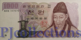 SOUTH KOREA 1000 WON 1983 PICK 47 UNC GOOD SERIAL NUMBER "1979791" RADAR - Corea Del Sud