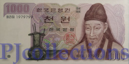 SOUTH KOREA 1000 WON 1983 PICK 47 UNC GOOD SERIAL NUMBER "1979799" - Corea Del Sud