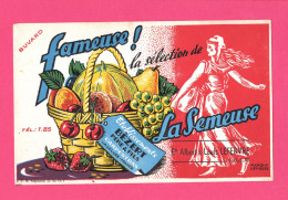 Buvard & Blotting Paper :Fameuse La Selection Semeuse Carpentras Fruits - Cake & Candy