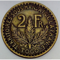 TOGO - MANDAT FRANCAIS - KM 3 - 2 FRANC 1924 - TTB - Togo