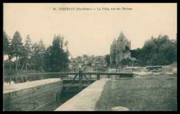 Delcampe - * JOSSELIN - LA VILLE VUE DE L'ECLUSE - 31 - Josselin