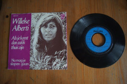 WILLEKE ALBERTI  ALS JE KOMT DAN ZAL IK THUIS ZIJN (MESSAGE PERSONEL) FRANCOISE HARDY RARE SP HOLLANDAIS 1974 - Blues