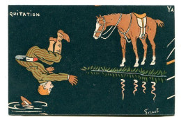 Carte Illustrateur   :  FERNEL   équitation     A VOIR  !!!!!!! - Fernel