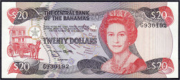 Delcampe - 20 Dollars L. 1974 (1984). I / I- Pick 47b. - Bahamas