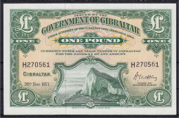 Delcampe - 1 Pound 20.11.1971. I. Pick 18b. - Gibraltar