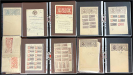 Delcampe - Tolle Sammlung Von über 600 Sogen. "Hundi"-Scheinen (Wechsel, Teils Mit Banknotenabbildungen), Deutlich überwiegend Aus  - India