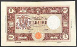 Delcampe - 1000 Lire 11.11.1944. II / II+, Leichter Mittelknick. Pick 72a. - Altri & Non Classificati