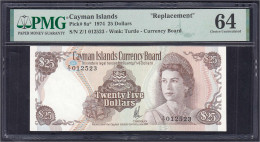 Delcampe - 25 Dollars 1974. Replacement. PMG Grading 64 Choice Uncirculated. Pick 8a*. - Isole Caiman