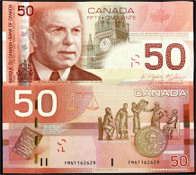 Delcampe - 2x 50 Dollar 2004/2008. Folge KN. I. Pick 104. - Canada