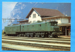 S182, Erstfeld, Bahnhof, Locomotive 1931 Double Ae 8/14 11801, CFF, Train, Bahn , GF, 1419, Non Circulée (30.4.1976) - Erstfeld