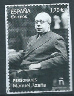 ESPAGNE SPANIEN SPAIN ESPAÑA 2024 PRESINDENT OF THE REPUBLIC 1936-39 MANUEL AZAÑA USED ED 5721 MI 5773 YT 5478 SG 5721 - Gebraucht