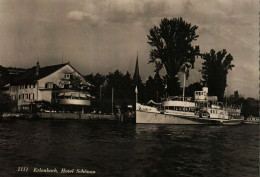 ERLENBACH - Hotel Schönau Das See-Terrassen-Restaurant Am Zürichsee E.Muster, Küchenchef - M.S. Stadt Zürich - Erlenbach