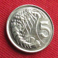 Cayman Islands 5 Cents 1996 KM# 88a Lt 1783 Iles Caymans Caimão Caiman Islas - Iles Caïmans