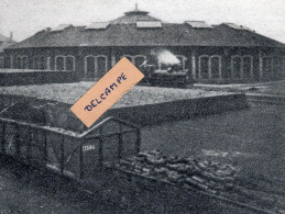 Les Gares De Lyon - Dépôt De Locomotives De Lyon-Mouche En 1869 - Reproduction - Lyon 7