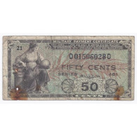ÉTATS-UNIS - PICK M 25 - 50 CENTS - SERIE 481 - ND 1954 - B/TB - Non Classificati
