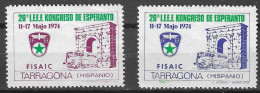 TARRAGONA SPAIN 1974 CONGRESS 26TH ESPERANTO  STAMP VIGNETTE CINDERELLA  RARE - Esperanto