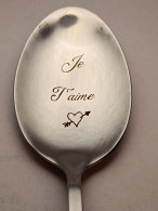 Cuillere A Dessert Gravee "Je T'aime" - Löffel