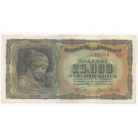 Delcampe - GRECE - PICK 123 - 25 000 DRACHMES - 12/08/1943 - TTB+ - Grèce