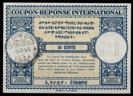 ERITREA ( ETHIOPIA)  Lo15  30 CENTS  International Reply Coupon Reponse Antwortschein IRC IAS CRI  O ASMARA 05.07.65 - Eritrea