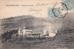 30 / CHAMBORIGAUD / CHATEAU DE CROUZAS - Chamborigaud