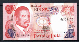 BOTSWANA 1993, 20 PULA, P-13a, SC-UNC, 2 ESCANER - Botswana