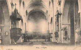 [-5%] FRANCE - Briey - LEglise - Vue De Lintérieure - Carte Postale Ancienne - Briey