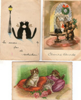 Lot De 5 Cartes - CHATS - - Cats