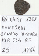 BRINDISI 1258 MANFREDI DENARO (MNTX1.7 - Other & Unclassified