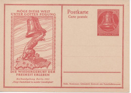 Delcampe - ALEMANIA BERLIN ENTERO POSTAL 1952 FREIHEIT OSO BEAR - Bären