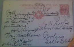 ! Italien Italy Ganzsache Roma An Die Große Berliner Kunst Ausstellung, L.A.S.,  Autograph Anton Krautheimer, Bildhauer - Schilders & Beeldhouwers
