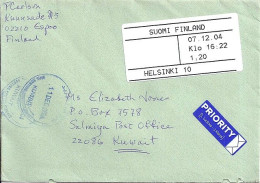 FINLANDE TIMBRE DISTRIBUTEUR S/L.DE HELSINSKI/7.12.2004  POUR LE KOWEIT - Other & Unclassified