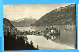N074, Iseltwald, 1545, Schild Bichsel, Circulée Timbre Décollé - Iseltwald
