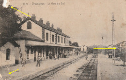 Delcampe - VAR 83 DRAGUIGNAN LA GARE DU SUD - Draguignan