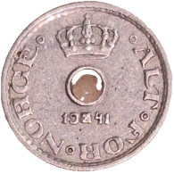 Norway - 10 öre - 1941. - Norvège