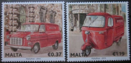 Delcampe - MALTA ~ S.G. 1834 - 1835 ~ EUROPA ( POSTAL VEHICLES ). ~ MNH #04458 - Malta