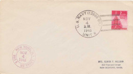 Mariana Islands U.S. 2c Nations United 1948 U.S. Navy (12868 Br.) Unit 6 And New York, N.Y. 12868 Br. Unit 6 Saipan To N - Mariannes