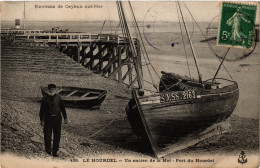 Delcampe - CPA Env. De CAYEUX-sur-MER - Le HOURDEL - Un Ancien De La Mer (295233) - Le Hourdel