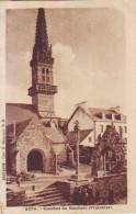 Gouëzec   P7   CPA 9X14             Clocher De Gouezec - Gouézec