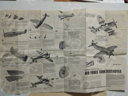 Assembly Instructions Notices De Montage Depliant Lindberg AIR FORCE TANK DESTROYER - Other & Unclassified