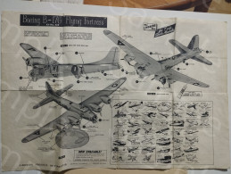 Assembly Instructions Notices De Montage Depliant Lindberg Boeing B-17G Flying Fortress - Other & Unclassified