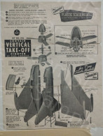 Assembly Instructions Notices De Montage Depliant Lindberg Convair Vertical Take-off Fighter - Other & Unclassified