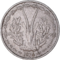 Monnaie, Communauté économique Des États De L'Afrique De L'Ouest, Franc, 1974 - Côte-d'Ivoire